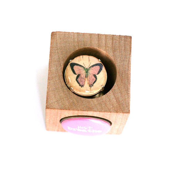 butterfly cork jewelry