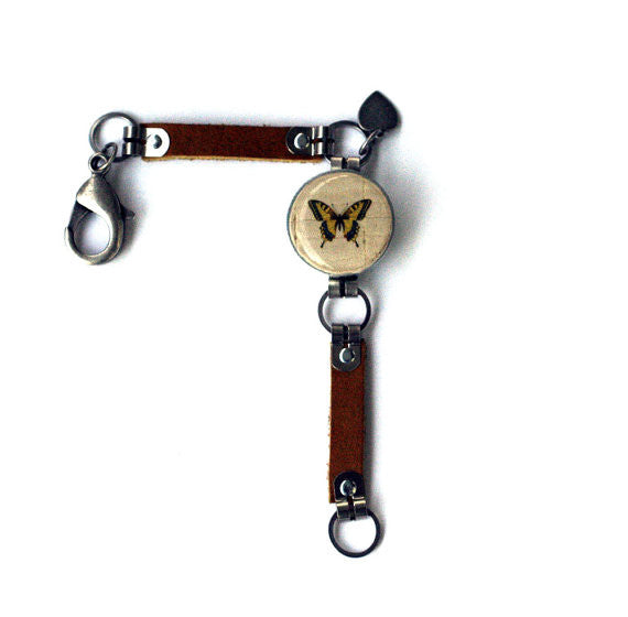 Butterfly Bracelet - Recycled Wine Cork