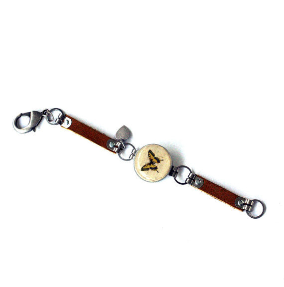 Butterfly Bracelet - Recycled Wine Cork