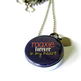 Cat Memorial Locket - 3 Necklaces in 1 - Personalized With Your Cat's Name & Picture