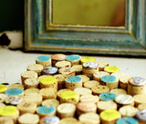 Corkboard | Recycled Wine Corks | Vintage Tea Party