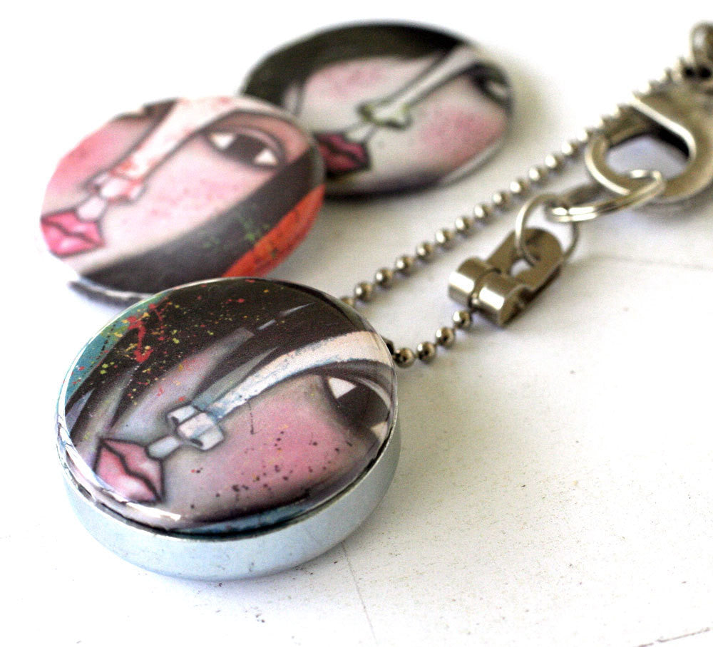 Faces Magnetic Necklace – Olive Bites Studio