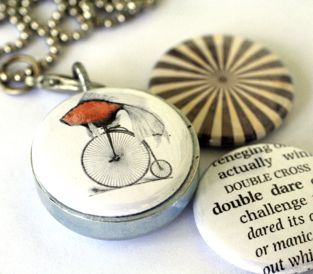Double Dare You Locket Necklace