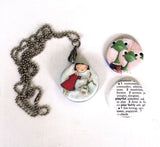 The Princess and the Frog Locket Necklace - Magnetic Jewelry