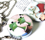 The Princess and the Frog Locket Necklace - Magnetic Jewelry