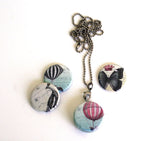 Hot Air Balloon Steampunk Necklace