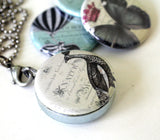 Hot Air Balloon Steampunk Necklace