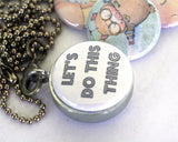 Flying Pigs Locket Necklace