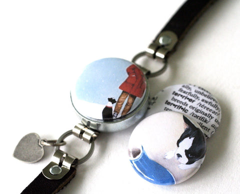 Boston Terrier Dog Bracelet