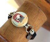 FOCUS Photographer Magnetic Leather Bracelet