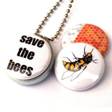 Save the Bees Locket Necklace
