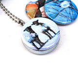 Rural Americana Locket Necklace