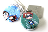 HERO Girl Locket Necklace