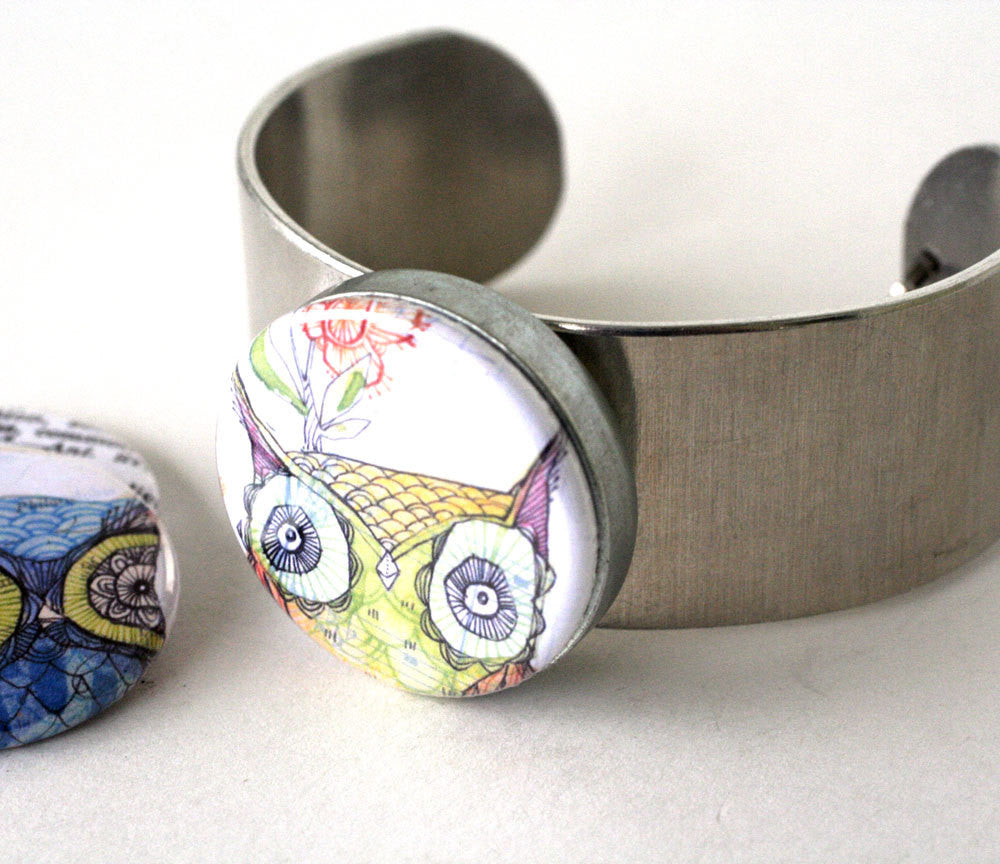 Owl cuff bracelet store