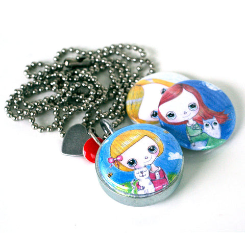 Little Girl Locket Necklace