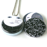 Moon Dancing Magnetic Locket Necklace -