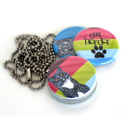 Too Many Cats Locket Necklace