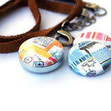 Paris Locket & London Locket Necklace