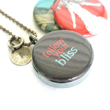 Follow Your BLISS Locket Necklace