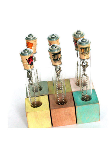 Custom Cork Winery Bridesmaid Necklace Set - (6)