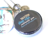 Vintage Typewriter Locket