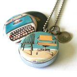 Vintage Typewriter Locket
