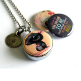 BE YOURSELF Magnetic Locket Necklace by Cuddly Rigor Mortis