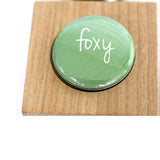 Fox Totem Necklace | Cork in Test Tube and Wood Cube