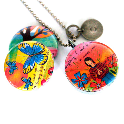 Meditation Locket Necklace