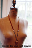 Marble Leather Necklace