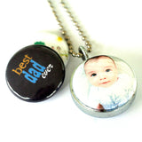 Personalized DAD Necklace Locket - Custom