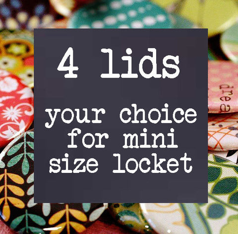 XTRA Mini Lids for Polarity Recycled Magnetic Locket Set Mini Size - MAGNET SET