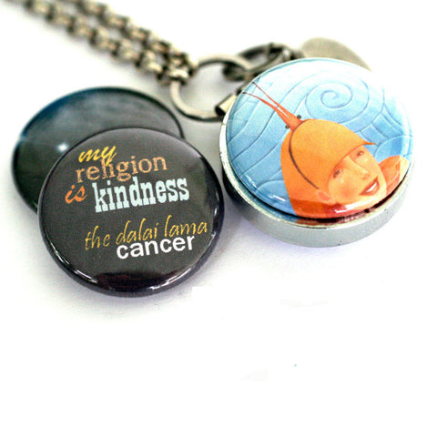 Cancer Astrology Locket Necklace