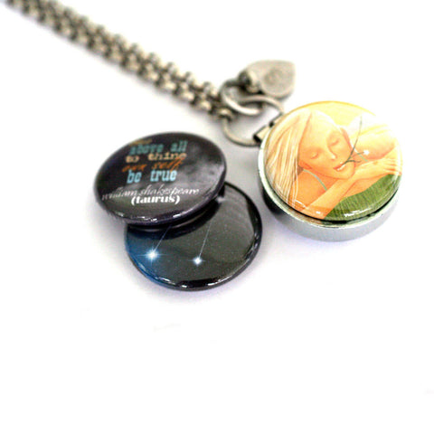 Taurus Locket Necklace