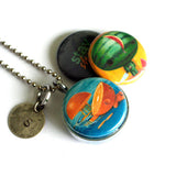 Watermelon Zombie Locket