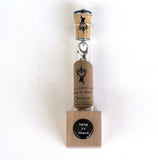 Hang in There Monkey Necklace | Cork in Test Tube and Wood Cube