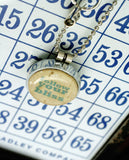 Follow Your Bliss Necklace | Recycled Wine Cork and Steel
