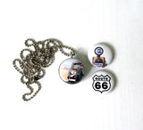 Retro Auto Men's Locket Necklace