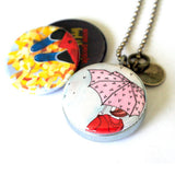 Rainy Day - Magnetic Locket Necklace