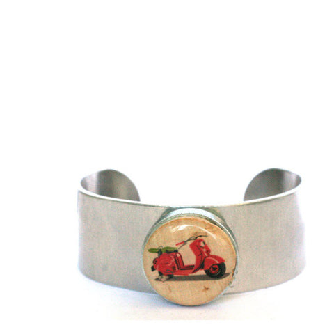 cork bracelet - scooter