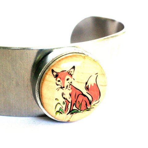 fox metal bracelet