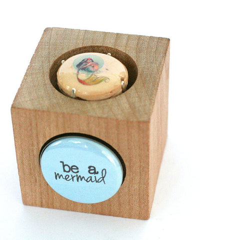 Mermaid Ring - Recycled Wine Cork