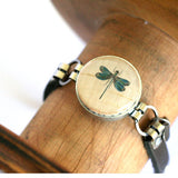 dragonfly cork bracelet