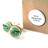 wingman wedding cufflinks