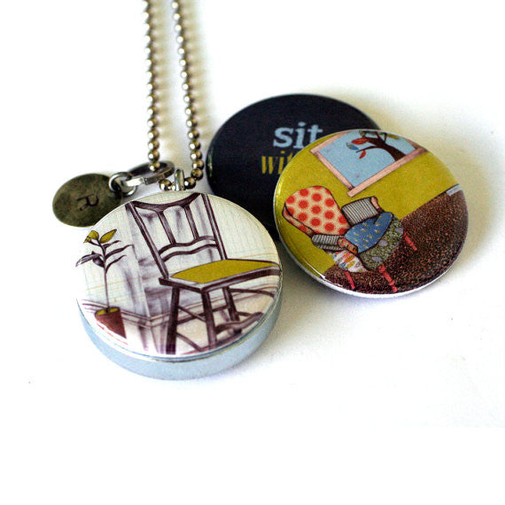 Sit With It - Magnetic Locket Necklace