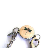 recycled dragonfly bracelet