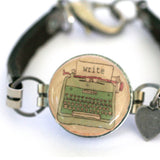 Typewriter Recycled Bracelet