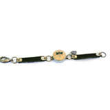 dragonfly leather bracelet